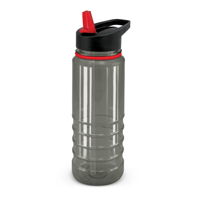 The Trends Collection Triton Elite Drink Bottle is a 750ml drink bottle. Black or Clear bottle. 9 coloured lids. Great branded mix n match drink bottles.