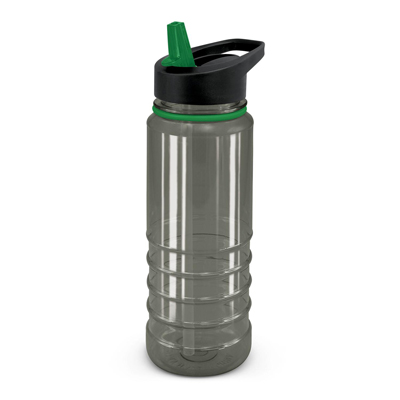 The Trends Collection Triton Elite Drink Bottle is a 750ml drink bottle. Black or Clear bottle. 9 coloured lids. Great branded mix n match drink bottles.