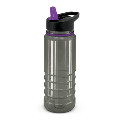 The Trends Collection Triton Elite Drink Bottle is a 750ml drink bottle. Black or Clear bottle. 9 coloured lids. Great branded mix n match drink bottles.