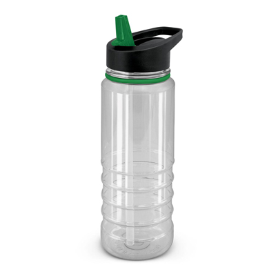 The Trends Collection Triton Elite Drink Bottle is a 750ml drink bottle. Black or Clear bottle. 9 coloured lids. Great branded mix n match drink bottles.