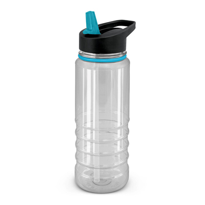 The Trends Collection Triton Elite Drink Bottle is a 750ml drink bottle. Black or Clear bottle. 9 coloured lids. Great branded mix n match drink bottles.