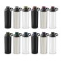 The TRENDS Primo Metal Bottle is a large 900ml stainless steel drink bottle with screw on lid.  Contrasting silicone bands available.