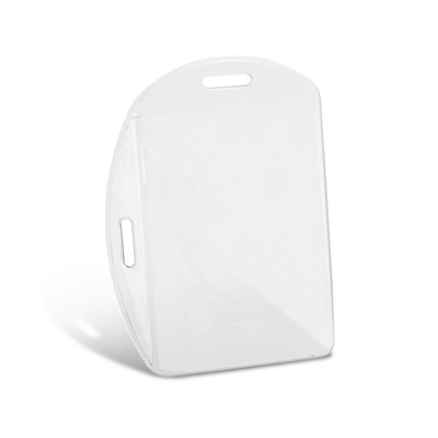 The TRENDS Duet ID Holder is a unique multi directional vinyl holder for plastic ID Cards.  Full Digital print available on insert card.