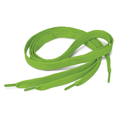 The Trends Collection Shoe Laces are woven shoe laces, 120cm in length.  Branding on 1 side or both.  12 colours.  Great branded practical promo products.