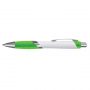 110811 TRENDS Borg Pen White Barrel – Bright Green