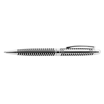 The TRENDS Belmont Pen is a refined twist action brass ball pen.  Print or engrave with your logo.  Black Ink.  Great branded pens.
