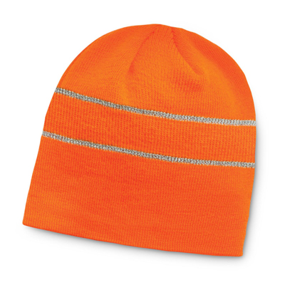 The TRENDS Commando Hi Vis Beanie is a close fitting hi vis beanie. Acrylic. OSFA. Embroidery available with your logo.