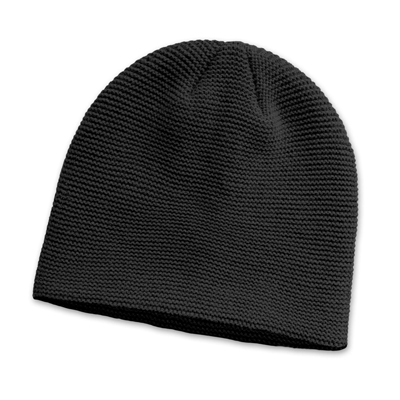 The TRENDS Montana Garter Knit Beanie is a luxurious acrylic beanie.  Garter knitted.  3 colours.  Embroidery available.  OSFA