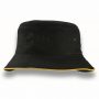 4007 Legend Life Bucket Hat Black Gold
