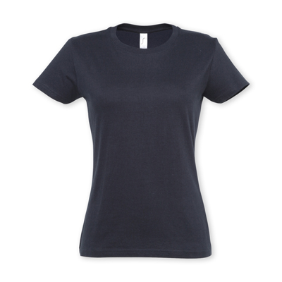 The TRENDS Sol's Imperial Womens T Shirt is a stylish cut and sewn womens t shirt.  Ribbed round collar.  190gsm.  13 colours.