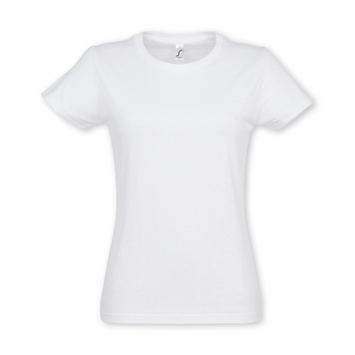 The TRENDS Sol's Imperial Womens T Shirt is a stylish cut and sewn womens t shirt.  Ribbed round collar.  190gsm.  13 colours.
