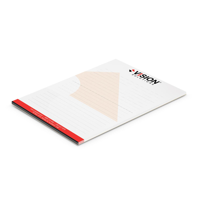 The Trends A6 Note Pad is a great 25 leaf mini note pad.  Cardboard back.  Full colour printing.  Great branded printed promo products.