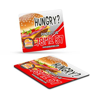 The Trends Collection Fridge Magnet 90 x 80mm is a rectangular fridge magnet with high gloss laminate finish.  Full colour branding. Great branded fridge magnets