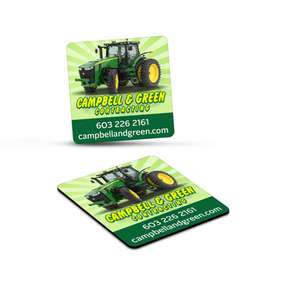 The Trends Collection Fridge Magnet 40 x 40mm is a square fridge magnet with high gloss laminate finish.  Full colour branding available.  Great branded fridge magnets