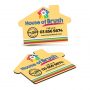The Trends Collection Fridge Magnet 70 x 50mm is a house fridge magnet with high gloss laminate finish.  Full colour branding available.  Great branded fridge magnets