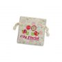The Trends Collection Turin Cotton Gift Bag is a small 140gsm cotton gift bag with white drawstrings.  Sublimation full colour printing.  Great custom branded gift bags.