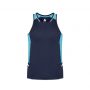 SG702M Biz Collection Mens Renegade Singlet Navy Sky