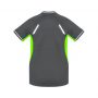 T701LS Biz Collection Ladies Renegade Tee Grey Fluoro Lime
