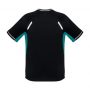 T701MS Biz Collection Mens Renegade Tee Black Teal – Promotrenz