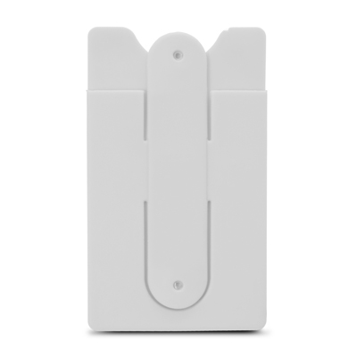 The Trends Collection Snap Phone Wallet is a soft touch silicone wallet with snap out phone stand. 13 colours. Great branded phone wallets for your clients.