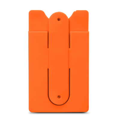 The Trends Collection Snap Phone Wallet is a soft touch silicone wallet with snap out phone stand. 13 colours. Great branded phone wallets for your clients.