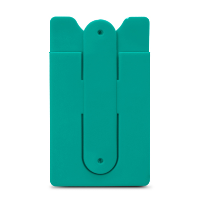 The Trends Collection Snap Phone Wallet is a soft touch silicone wallet with snap out phone stand. 13 colours. Great branded phone wallets for your clients.