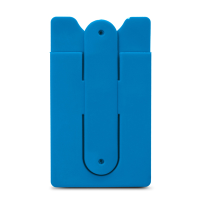 The Trends Collection Snap Phone Wallet is a soft touch silicone wallet with snap out phone stand. 13 colours. Great branded phone wallets for your clients.