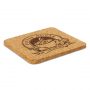 The Trends Collection Oakridge Cork Coaster - Square is a natural non marking cork coaster.  Natural.  Print or engrave available.  Great hospo coasters & practical promo products.