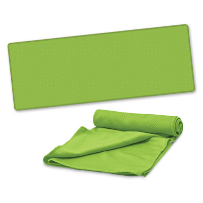The TRENDS Active Cooling Towel is a polyester cooler towel is a handy sports or gym towel. 6 colours. Great branded sports towels.