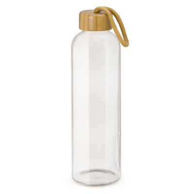 The TRENDS Eden Glass Bottle is a sophisticated 600ml borosilicate glass bottle.  Engraving, etched or printed.  Great branded bottles and drinkware.