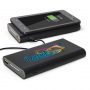 The Trends Collection Kronos Wireless Power Bank is the future of power banks.  In Black.  Great branded premium wireless power banks for your clients.