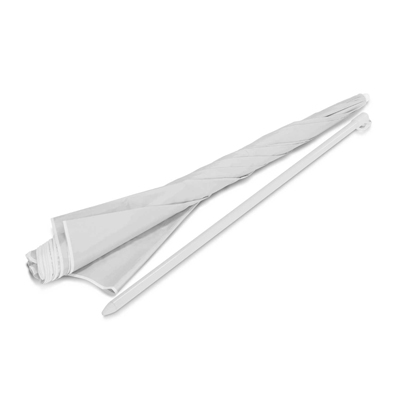 The Trends Collection Bahama Beach Umbrella is a large 113cm rib length, 8 panel beach umbrella.  In White/Silver.  Great branded beach umbrellas.