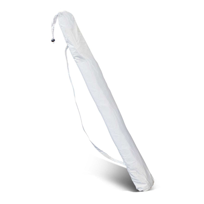 The Trends Collection Bahama Beach Umbrella is a large 113cm rib length, 8 panel beach umbrella.  In White/Silver.  Great branded beach umbrellas.