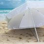 The Trends Collection Bahama Beach Umbrella is a large 113cm rib length, 8 panel beach umbrella.  In White/Silver.  Great branded beach umbrellas.