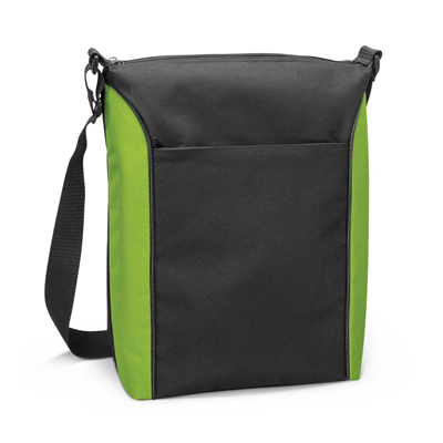The TRENDS Monaro Conference Cooler Bag is a unique satchel style conference or event bag. 10litre cooler bag. Branded promo cooler bag.