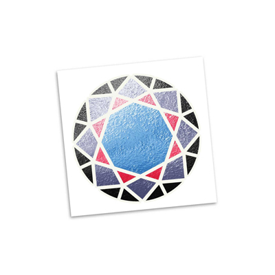 The TRENDS Temporary Tattoo Foil is a shiny metallic foil temporary tattoo.  2 sizes available.  Great branded temporary tattoos.