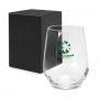 The Trends Collection Vino Tumbler is a contoured 370ml glass tumbler.  Multiple branding options available.  Great branded tumbler glasses.