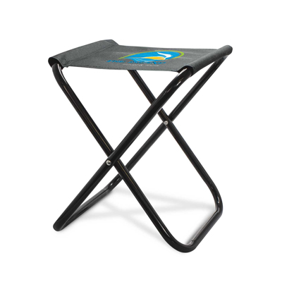 The Trends Collection Quebec Folding Stool is a lightweight portable folding stool.  Suitable for events, camping and the beach.  Great leisure promo products