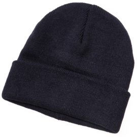The Legend Life Kids Acrylic Beanie is 50% wool beanie with one size fits all for kids.  Roll up cuff.  Black or Navy.  Great branded kids beanies & sports headwear.