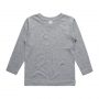 3007 AS Colour Kids Longsleeve Tee GREY_MARLE