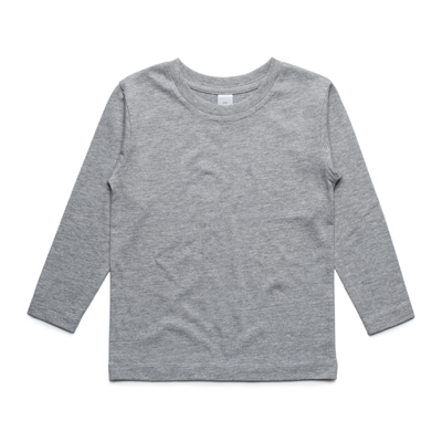 The AS Colour Kids Long Sleeve Tee is a regular fit, 180gsm, 100% combed cotton kids long sleeve tee.  3 colours.  Sizes 2 - 6.  Great printed tee for the kids.