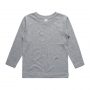 3008 AS Colour Youth Long Sleeve Tee Grey Marle – Promotrenz