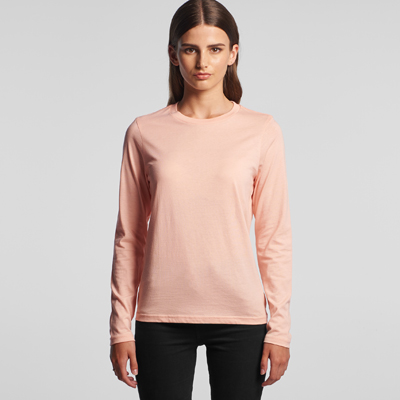 The AS Colour Chelsea Long Sleeve Tee is a regular fit, lightweight, combed cotton long sleeve tee.  4 colours. XS - XL.  Great branded long sleeve tees from AS Colour.