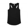 4045 AS Colour Yes Racerback Singlet – Black