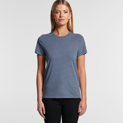 The AS Colour Womens Faded Tee is a regular fit, crew neck, mid weight tee.  100% cotton.  2 colours.  XS - XL.  Great printable cotton tees from AS Colour clothing.