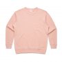 4121 AS Colour Womens Premium Crew – Pale Pink – Promotrenz