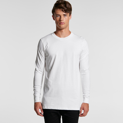 The AS Colour Base Long Sleeve Tee is a relaxed fit, crew neck, longer bodied tee.  8 colours.  S - 2XL.  Great long sleeve tees from AS Colour clothing.