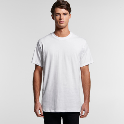 The AS Colour Plus Tee is a regular, crew neck, long body, cotton tee.  3 colours.  S - 2XL.  Great printable tees from AS Colour clothing range.