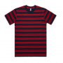 5044 AS Colour Mens Classic Stripe Tee Navy Red – Promotrenz