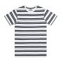 5044 AS Colour Mens Classic Stripe Tee White Navy – Promotrenz